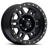 Vision Wheel Off-Road - 398 MANX - Black - Matte Black - 17" x 8.5", 0 Offset, 5x114.3 (Bolt Pattern), 83mm HUB