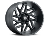 Vision Wheel Off-Road - 361 SPYDER - Black - SATIN BLACK - 22" x 10", -19 Offset, 6x135 (Bolt Pattern), 87.1mm HUB