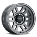 Vision Wheel Off-Road - 355 M2 OVERLAND - Grey - Satin Grey - 16" x 8", 0 Offset, 5x127 (Bolt Pattern), 78.1mm HUB