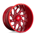 Fuel - D742 RUNNER - CANDY RED MILLED - 24" x 14", -75 Offset, 8x180 (Bolt Pattern), 124.2mm HUB