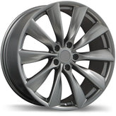 Replika - R241 - Gunmetal - Space Grey - 19" x 8.5", 40 Offset, 5x114.3 (Bolt Pattern), 64.1mm HUB