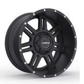 KranK Off-road - Force - Black - Satin Black - 20" x 9", 18 Offset, 6x135, 139.7 (Bolt Pattern), 108mm HUB