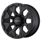 Helo - HE878 - Black - SATIN BLACK - 18" x 9", -12 Offset, 8x170 (Bolt Pattern), 125.1mm HUB