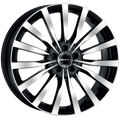 Mak Wheels - KRONE - Black - BLACK MIRROR - 20" x 9", 41 Offset, 5x112 (Bolt Pattern), 66.6mm HUB