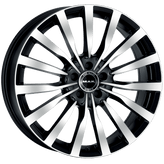 Mak Wheels - KRONE - Black - BLACK MIRROR - 20" x 9", 41 Offset, 5x112 (Bolt Pattern), 66.6mm HUB