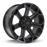 RTX Wheels - Peak - Black - Black Machined Grey - 20" x 10", -18 Offset, 6x135, 139.7 (Bolt Pattern), 87.1mm HUB
