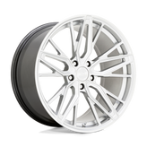 XO Luxury Wheels - ZURICH - Silver - Hyper Silver with Mirror Cut Face - 20" x 9", 20 Offset, 5x114.3 (Bolt Pattern), 76.1mm HUB