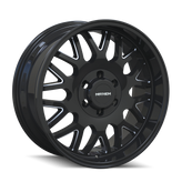 Mayhem - TRIPWIRE - Black - GLOSS BLACK/MILLED SPOKES - 20" x 9", 18 Offset, 8x165.1 (Bolt Pattern), 130.8mm HUB