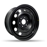 DTD - Steel - Black - Black - 18" x 7.5", 25 Offset, 6x139.7 (Bolt Pattern), 78.1mm HUB