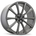 Braelin - BR09 - Gunmetal - Satin Charcoal - 22" x 10", 45 Offset, 5x110 (Bolt Pattern), 65.1mm HUB