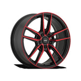 Konig - Myth - Gloss Black With Red Tinted Clearcoat - 18" x 8", 43 Offset, 5x114.3 (Bolt Pattern), 73.1mm HUB