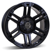 RSSW - Krawler - Black - Matte black - 17" x 7.5", 15 Offset, 6x139.7 (Bolt Pattern), 78.1mm HUB