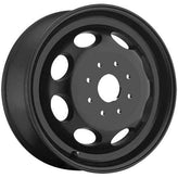 Vision Wheel HD - 181 HEAVY HAULER - Black - MATTE BLACK - 19.5" x 6.75", 102 Offset, 8x165.1 (Bolt Pattern), 121.4mm HUB