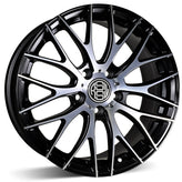 RSSW - Touring - Black - Black Milled Spokes - 16" x 6.5", 45 Offset, 4x108 (Bolt Pattern), 63.4mm HUB