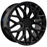 Envy Wheels - FF2GB - Black - GLOSS BLACK - 20" x 8.5", 35 Offset, 5x120 (Bolt Pattern), 74.1mm HUB