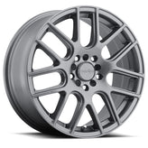 Vision Wheel Street Designs - 426 CROSS - Gunmetal - Gunmetal - 17" x 7.5", 40 Offset, 5x100, 114.3 (Bolt Pattern), 73.1mm HUB