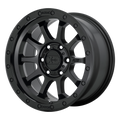 XD Series - XD143 RG3 - Black - Satin Black - 17" x 9", 18 Offset, 6x139.7 (Bolt Pattern), 106.1mm HUB