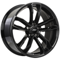 ART - Replica 129 - Black - Gloss Black - 19" x 8.5", 30 Offset, 5x112 (Bolt Pattern), 66.5mm HUB