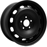 Envy Wheels - Steel Wheel - Black - FLAT BLACK - 16" x 7", 47 Offset, 5x112 (Bolt Pattern), 66.6mm HUB