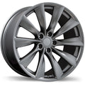 Replika - R241 - Gunmetal - Space Grey - 20" x 10", 40 Offset, 5x114.3 (Bolt Pattern), 67.1mm HUB