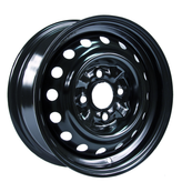 RTX Wheels - Steel Wheel - Black - Black - 13" x 5", 40 Offset, 4x100 (Bolt Pattern), 59.1mm HUB