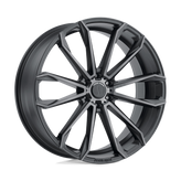 Status Wheels - MASTADON - Gunmetal - Carbon Graphite - 20" x 9", 20 Offset, 5x139.7 (Bolt Pattern), 78.1mm HUB