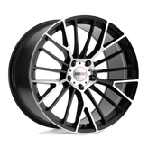 Cray Wheels - ASTORIA - Black - GLOSS BLACK WITH MIRROR CUT FACE - 19" x 11", 76 Offset, 5x120.65 (Bolt Pattern), 70.3mm HUB