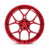 Asanti Black - ABL-37 MONARCH - CANDY RED - 22" x 9", 32 Offset, 5x120 (Bolt Pattern), 74.1mm HUB