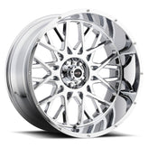 Vision Wheel Off-Road - 412 ROCKER - Chrome - Chrome - 22" x 12", -51 Offset, 6x139.7 (Bolt Pattern), 106.2mm HUB