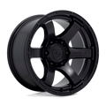 Fuel - D766 RUSH - Black - SATIN BLACK - 18" x 9", 1 Offset, 6x114.3 (Bolt Pattern), 66.1mm HUB