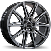 Fast Wheels - Switch - Grey - Titanium - 19" x 8", 40 Offset, 5x108 (Bolt Pattern), 63.4mm HUB