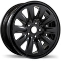 Fast Wheels - Steel - Black - Black - 17" x 7", 55 Offset, 5x114.3 (Bolt Pattern), 56.1mm HUB