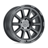 Black Rhino - CHASE - Gunmetal - BRUSHED GUNMETAL - 17" x 9.5", 0 Offset, 5x139.7 (Bolt Pattern), 78.1mm HUB