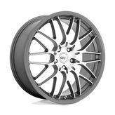 Motegi - MR153 CM10 - Gunmetal - MACHINED GUNMETAL - 19" x 9.5", 40 Offset, 5x100 (Bolt Pattern), 56.2mm HUB