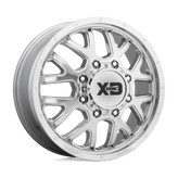 XD Series - XD843 GRENADE DUALLY - Chrome - Chrome - 20" x 8.25", 127 Offset, 8x165.1 (Bolt Pattern), 125.1mm HUB