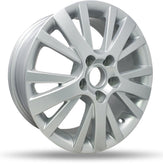 DTD - Replica - Silver - Silver - 17" x 7", 50 Offset, 5x114.3 (Bolt Pattern), 67.1mm HUB