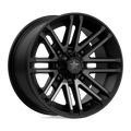 MSA Offroad Wheels - M40 ROGUE - Black - SATIN BLACK TITANIUM TINT - 14" x 7", 10 Offset, 4x156 (Bolt Pattern), 132mm HUB