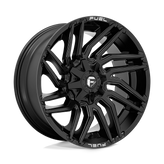 Fuel - D776 TYPHOON - Black - GLOSS BLACK - 22" x 10", -18 Offset, 8x180 (Bolt Pattern), 124.2mm HUB