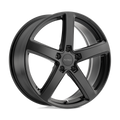 Petrol Wheels - P2A - Black - MATTE BLACK - 17" x 8", 35 Offset, 5x100 (Bolt Pattern), 72.1mm HUB