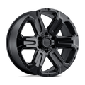 Black Rhino - WANAKA - Black - MATTE BLACK - 17" x 8.5", 35 Offset, 5x127 (Bolt Pattern), 71.5mm HUB