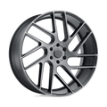 Status Wheels - JUGGERNAUT - Gunmetal - Carbon Graphite - 22" x 9.5", 25 Offset, 6x139.7 (Bolt Pattern), 112.1mm HUB