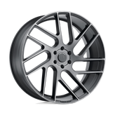Status Wheels - JUGGERNAUT - Gunmetal - Carbon Graphite - 22" x 9.5", 25 Offset, 6x139.7 (Bolt Pattern), 112.1mm HUB