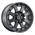 Black Rhino - CLEGHORN - Gunmetal - MATTE BLACK - 17" x 8.5", -18 Offset, 5x127 (Bolt Pattern), 71.5mm HUB