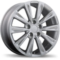 Replika - R223 - Silver - Metallic Silver - 17" x 7", 39 Offset, 5x114.3 (Bolt Pattern), 60.1mm HUB