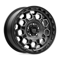 KMC Wheels - KM545 TREK - Black - SATIN BLACK WITH GRAY TINT - 17" x 9", 0 Offset, 6x139.7 (Bolt Pattern), 106.1mm HUB