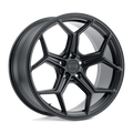 XO Luxury Wheels - HELSINKI - Black - Matte Black - 20" x 10.5", 20 Offset, 5x114.3 (Bolt Pattern), 76.1mm HUB