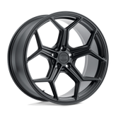 XO Luxury Wheels - HELSINKI - Black - Matte Black - 20" x 10.5", 20 Offset, 5x114.3 (Bolt Pattern), 76.1mm HUB