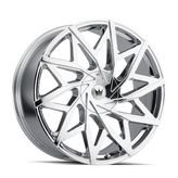 Mazzi - BIG EASY - Chrome - CHROME - 24" x 9.5", 30 Offset, 6x135, 139.7 (Bolt Pattern), 106mm HUB