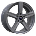 Euro Design - Spa - Gunmetal - Matte Gunmetal - 20" x 8.5", 42 Offset, 5x112 (Bolt Pattern), 66.5mm HUB