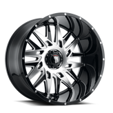 American Truxx - DNA - Black - BLACK/MACHINED - 26" x 14", -76 Offset, 8x180 (Bolt Pattern), 125.2mm HUB